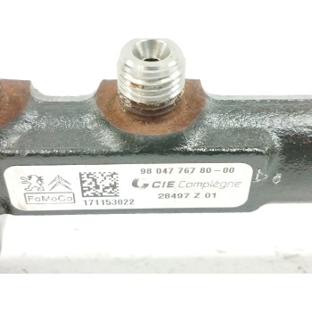 Recambio de rampa inyectora para peugeot partner kombi 1.6 blue-hdi fap referencia OEM IAM 9804776780  