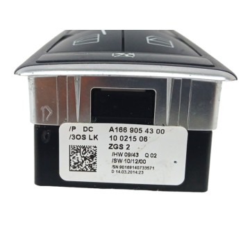 Recambio de mando elevalunas delantero izquierdo para mercedes-benz clase b sports tourer (w246, w242) b 180 cdi / d (246.212) r