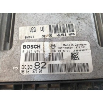 Recambio de centralita motor uce para peugeot 206 berlina 1.4 hdi referencia OEM IAM 9653197180 9647785580 