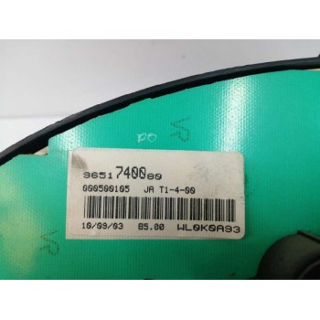 Recambio de cuadro instrumentos para peugeot 206 berlina 1.4 hdi referencia OEM IAM 9651740080  