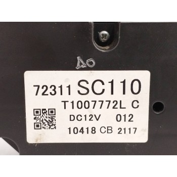 Recambio de mando climatizador para subaru impreza g12 2.0 diesel cat referencia OEM IAM 72311SC110  