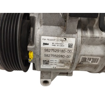 Recambio de compresor aire acondicionado para citroën c4 picasso 1.2 12v e-thp referencia OEM IAM 9827529180 9827552280 