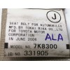 Recambio de cinturon seguridad trasero izquierdo para lexus rx 3.5 v6 cat referencia OEM IAM 7K8300  