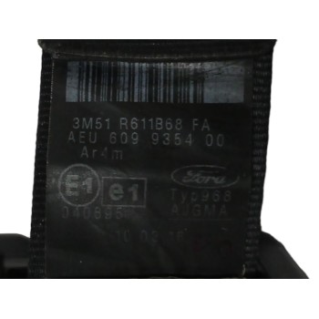Recambio de cinturon seguridad trasero derecho para ford c-max (dm2) 1.6 tdci referencia OEM IAM 3M51R611B68FA  