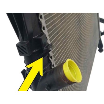 Recambio de radiador agua para ford transit furgoneta (fa_ _) 2.2 tdci referencia OEM IAM 6C118005CD SOPORTE DAÑADO 