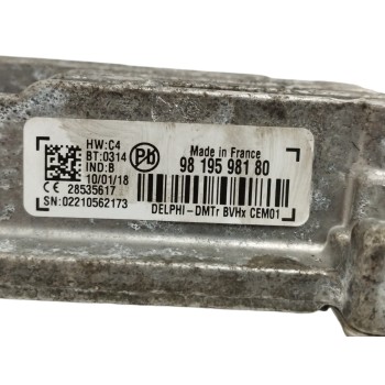 Recambio de modulo electronico para citroën c4 picasso 1.2 12v e-thp referencia OEM IAM 9819598180 START STOP 