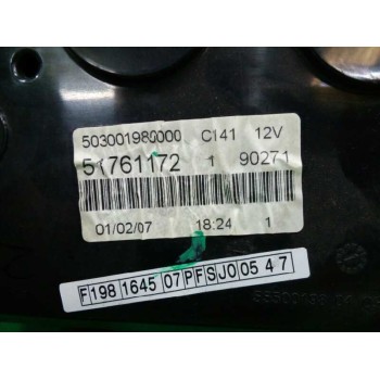 Recambio de cuadro instrumentos para fiat bravo (198) 1.9 dynamic multijet referencia OEM IAM 51761172 503001980000 