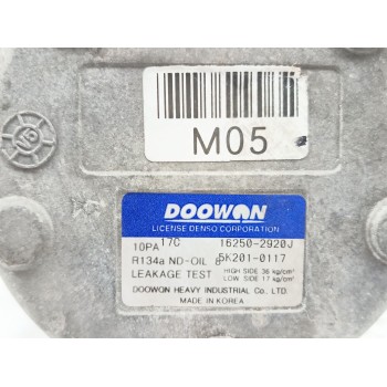 Recambio de compresor aire acondicionado para ssangyong kyron 2.0 xdi referencia OEM IAM 162502920J  