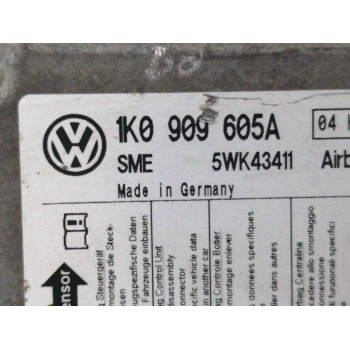 Recambio de centralita airbag para seat altea (5p1) 2.0 tdi referencia OEM IAM 1K0909605A 5WK43411 