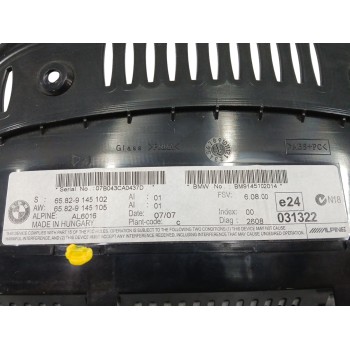 Recambio de pantalla multifuncion para bmw serie 3 touring (e91) 2.0 16v diesel referencia OEM IAM 65829145102  