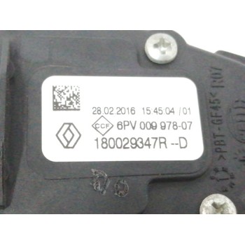Recambio de potenciometro pedal para renault clio iv 1.5 dci diesel fap referencia OEM IAM 180029347R 6PV00997807 