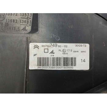 Recambio de faro izquierdo para citroën c4 picasso 1.6 blue-hdi fap referencia OEM IAM 9675974980 OBSERVAR FOTO 