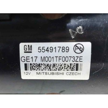Recambio de motor arranque para opel mokka 1.6 cdti dpf referencia OEM IAM 55491789  
