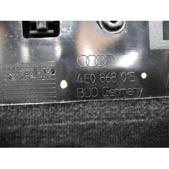 Recambio de guarnecido puerta delantera izquierda para audi a8 (4e2) 6.0 w12 48v cat (bht) referencia OEM IAM 4E056815 GRIS 