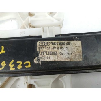 Recambio de elevalunas trasero izquierdo para audi a4 ber. (b8) 3.2 v6 24v fsi referencia OEM IAM FUNDA 8K0839461 CARIBE FUNDA