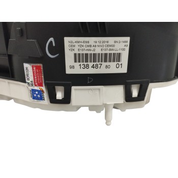 Recambio de cuadro instrumentos para peugeot 208 1.2 12v e-vti referencia OEM IAM 9813848780  