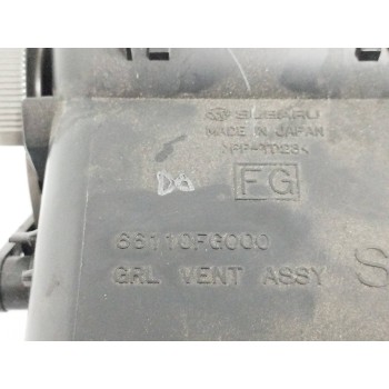 Recambio de rejilla aireadora para subaru impreza g12 2.0 diesel cat referencia OEM IAM 66110FG000 LADO DERECHO 