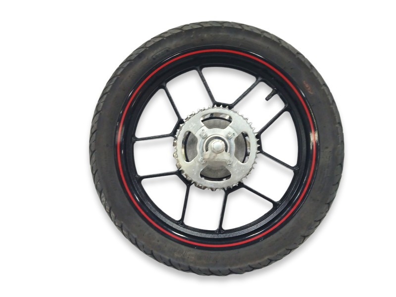 Recambio de rueda trasera para macbor stormer r125e4 referencia OEM IAM 110/80-17 Recambio de rueda trasera para macbor stormer r125e4 referencia OEM IAM 110/80-17