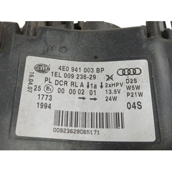 Recambio de faro izquierdo para audi a8 (4e2) 3.0 v6 24v tdi referencia OEM IAM 4E0941003BP XENON SIN CENTRALITA 