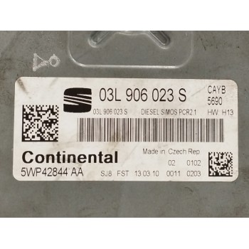 Recambio de centralita motor uce para seat ibiza sc (6j1) 1.6 tdi referencia OEM IAM 03L906023S 5WP42844 