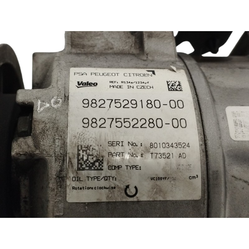 COMPRESOR AIRE ACONDICIONADO 9827552280