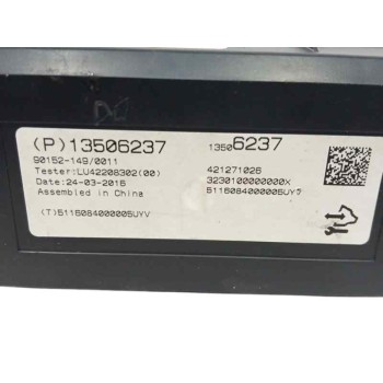 Recambio de modulo electronico para opel mokka 1.6 cdti dpf referencia OEM IAM 13506237  