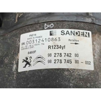 Recambio de compresor aire acondicionado para citroën jumpy iii autobús (v_) 1.5 bluehdi 120 referencia OEM IAM 9827874280 98278