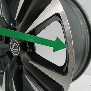 Recambio de llanta para lexus ux(za10) (2018) 2.0 hibrido referencia OEM IAM 4261176320 18X7J45 5H 5X115