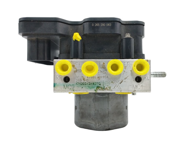 Recambio de abs para nissan qashqai (j11) 1.5 turbodiesel cat referencia OEM IAM 47660HW60A 0265290063 Recambio de abs para nissan qashqai (j11) 1.5 turbodiesel cat referencia OEM IAM 47660HW60A 0265290063