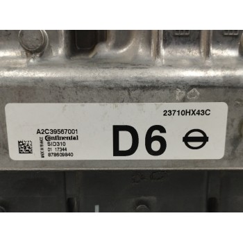 Recambio de centralita motor uce para nissan qashqai (j11) 1.5 turbodiesel cat referencia OEM IAM 23710HX43C A2C39567001 