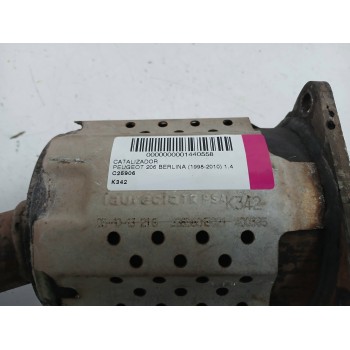 Recambio de catalizador para peugeot 206 berlina 1.4 referencia OEM IAM K342 400385 
