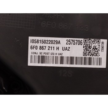 Recambio de guarnecido puerta trasera izquierda para seat arona (kj7, kjp) 1.0 tsi referencia OEM IAM  NEGRO 