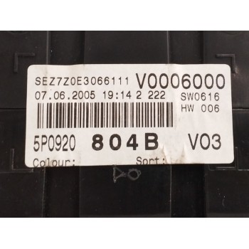 Recambio de cuadro instrumentos para seat toledo (5p2) 2.0 tdi referencia OEM IAM 5P0920804B  