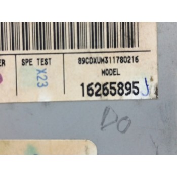 Recambio de sistema audio / radio cd para chevrolet express autobús 5.3 2500 referencia OEM IAM 16265895 OBSERVAR FOTO 