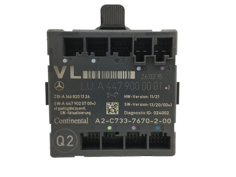 Recambio de modulo electronico para mercedes-benz vito kasten 1.6 cdi cat referencia OEM IAM A4479000101 A2C7337670200 Recambio de modulo electronico para mercedes-benz vito kasten 1.6 cdi cat referencia OEM IAM A4479000101 A2C7337670200