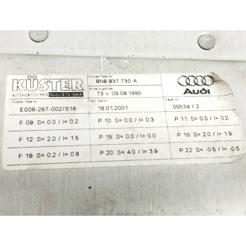 Recambio de elevalunas delantero derecho para audi tt (8n3/8n9) 1.8 20v turbo referencia OEM IAM 8N8837730A  