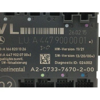Recambio de modulo electronico para mercedes-benz vito kasten 1.6 cdi cat referencia OEM IAM A4479000101 A2C7337670200 