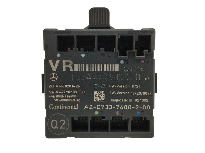 Recambio de modulo electronico para mercedes-benz vito kasten 1.6 cdi cat referencia OEM IAM A4479000101 A2C7337680200 Recambio de modulo electronico para mercedes-benz vito kasten 1.6 cdi cat referencia OEM IAM A4479000101 A2C7337680200