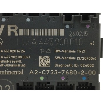 Recambio de modulo electronico para mercedes-benz vito kasten 1.6 cdi cat referencia OEM IAM A4479000101 A2C7337680200 