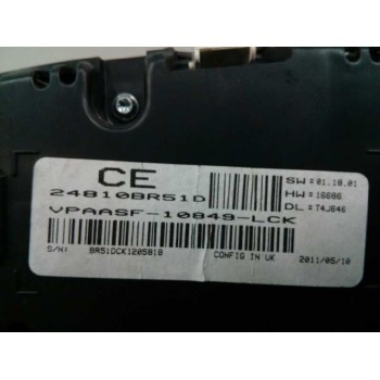 Recambio de cuadro instrumentos para nissan qashqai (j10) tekna referencia OEM IAM 24810BR51D 24810BR51D 