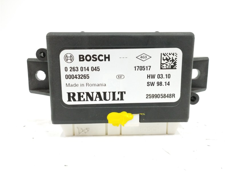 Recambio de modulo electronico para renault clio iv 0.9 referencia OEM IAM 259905848R 0263014045 Recambio de modulo electronico para renault clio iv 0.9 referencia OEM IAM 259905848R 0263014045