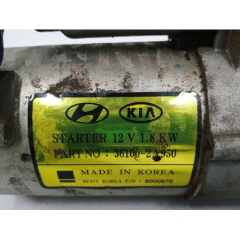 Recambio de motor arranque para hyundai tucson 1.7 crdi cat referencia OEM IAM 361002A950  