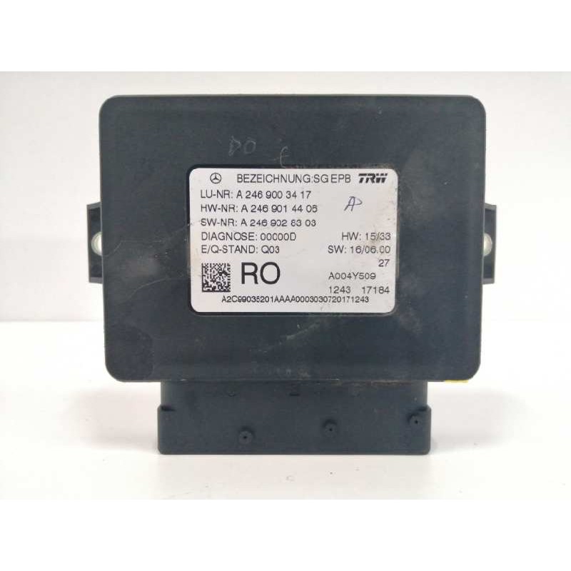 Recambio de modulo electronico para mercedes-benz clase a (w176) a 200 d motorsport edition (176.008) referencia OEM IAM A246900