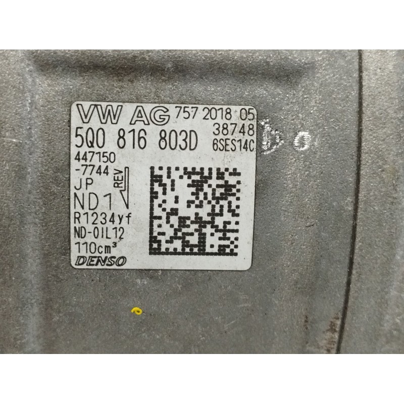 COMPRESOR AIRE ACONDICIONADO ENCHUFE DAÑADO 6SES14C