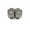 Recambio de mando elevalunas delantero izquierdo para renault clio iv 0.9 referencia OEM IAM 254113300R ENCHUFE MARRON 