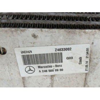 Recambio de intercooler para mercedes-benz clase b sports tourer (w246, w242) b 180 cdi / d (246.212) referencia OEM IAM A246500