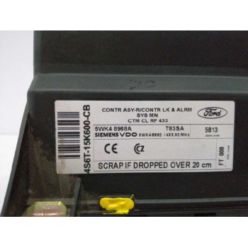 Recambio de modulo electronico para ford fiesta (cbk) 1.4 16v cat referencia OEM IAM 4S6T15K600CB 5WK48968A 