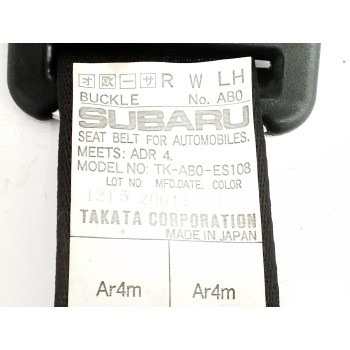 Recambio de cinturon seguridad trasero izquierdo para subaru legacy familiar/outback b13 (bp) 2.0 cat referencia OEM IAM TKAB0ES