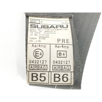 Recambio de cinturon seguridad delantero izquierdo para subaru legacy familiar/outback b13 (bp) 2.0 cat referencia OEM IAM 7M452