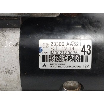 Recambio de motor arranque para subaru impreza g12 2.0 diesel cat referencia OEM IAM 23300AA621  